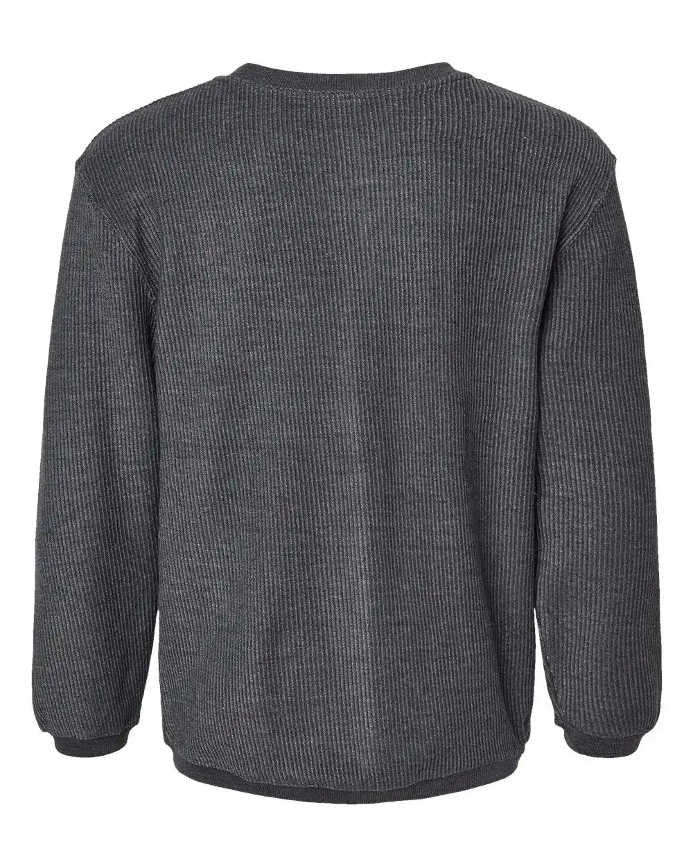 Mv Sport 19179 Corded Crewneck Pullover - Charcoal