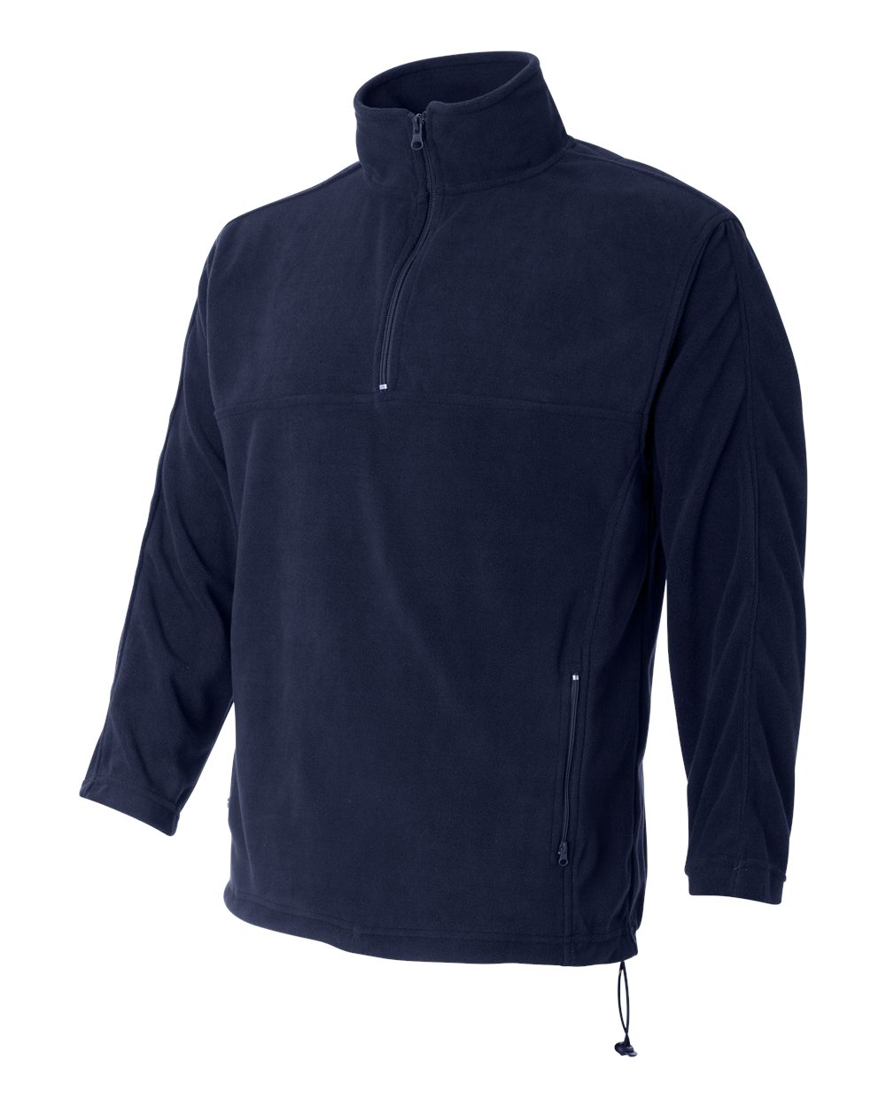 Nantucket Navy Microfleece Quarter-Zip Pullover - 3351