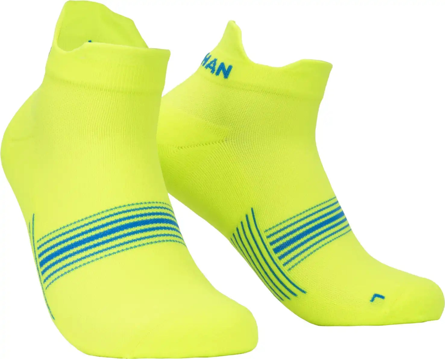 Nathan Sports Ns10580 Speed Tab Socks - Bright Lime - Lime / s