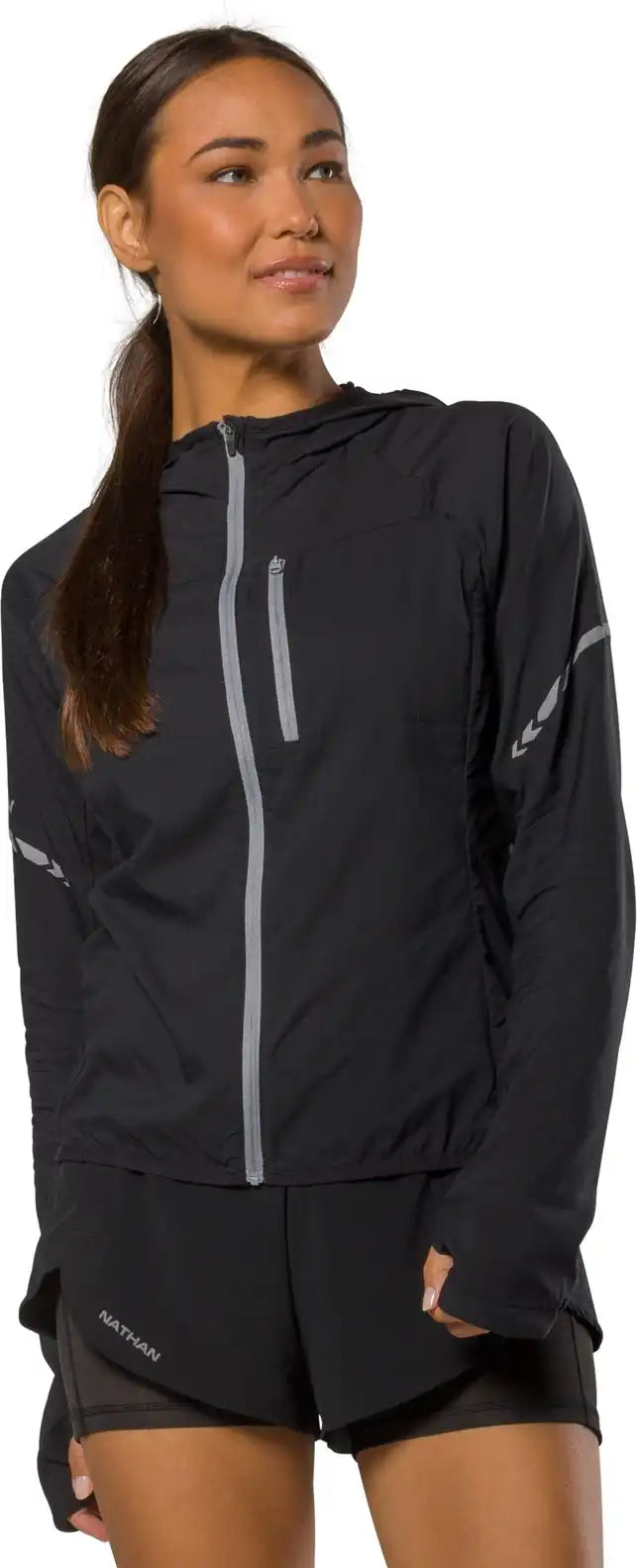 Nathan Sports Ns51480 Wm’s Stealth Jacket 2.0 - Black - Xs