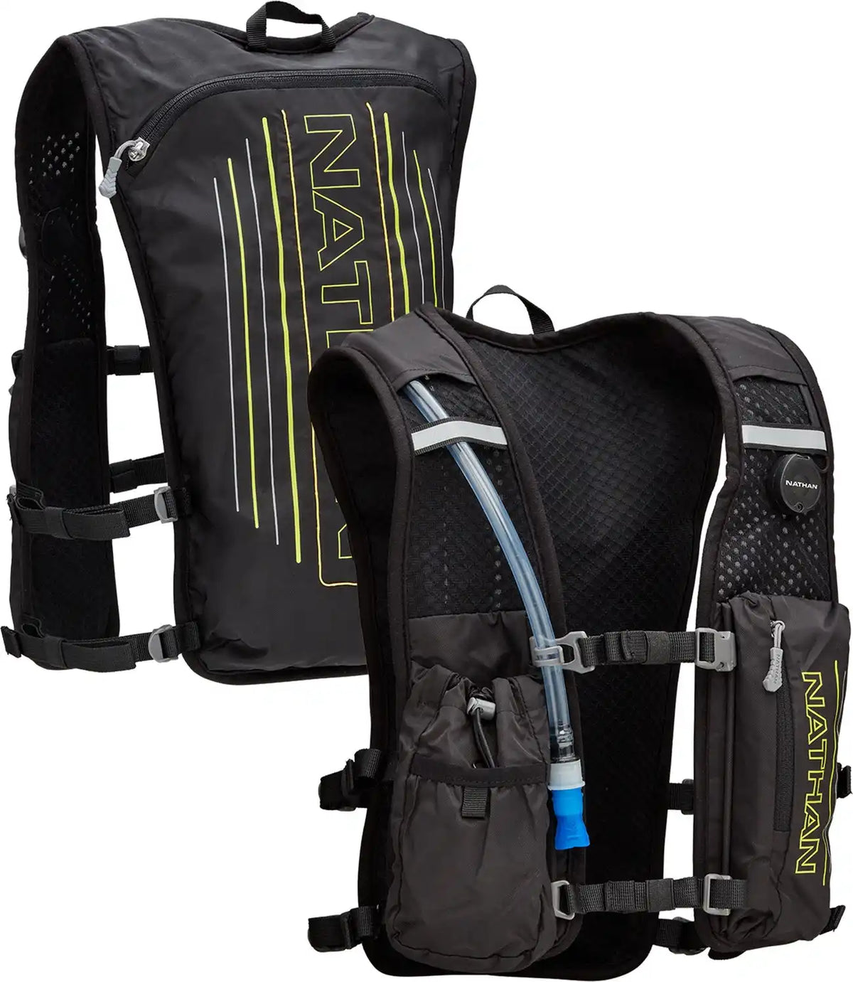 Nathan Sports Ns60280 Laser Light 3l - Black High Vis Yellow / Osfm