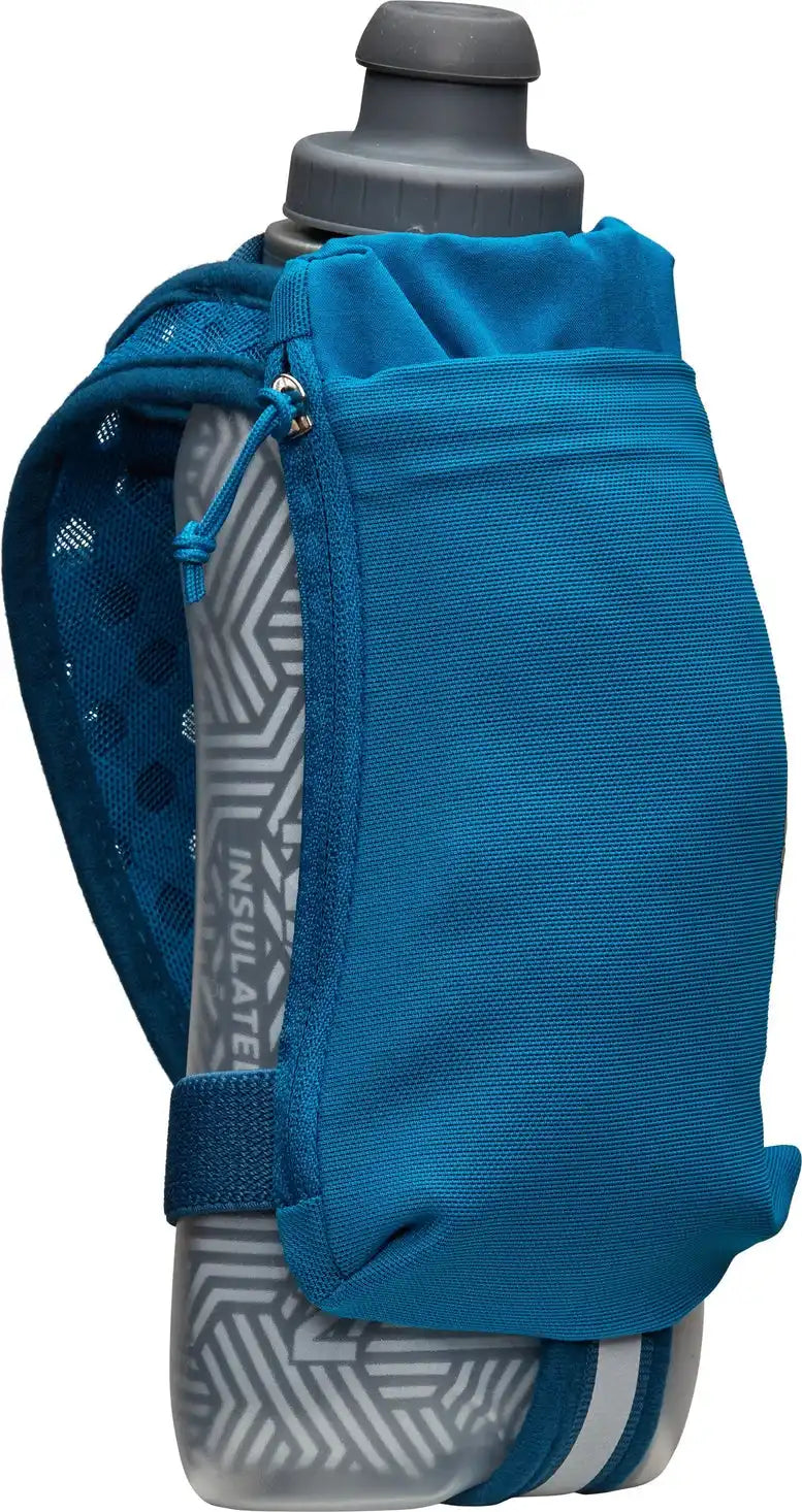 Nathan Sports Ns70760 Speeddraw 2 18oz Ins. Flask - Deep Blue Reflective Silver - Blue Reflective Silver / Osfa