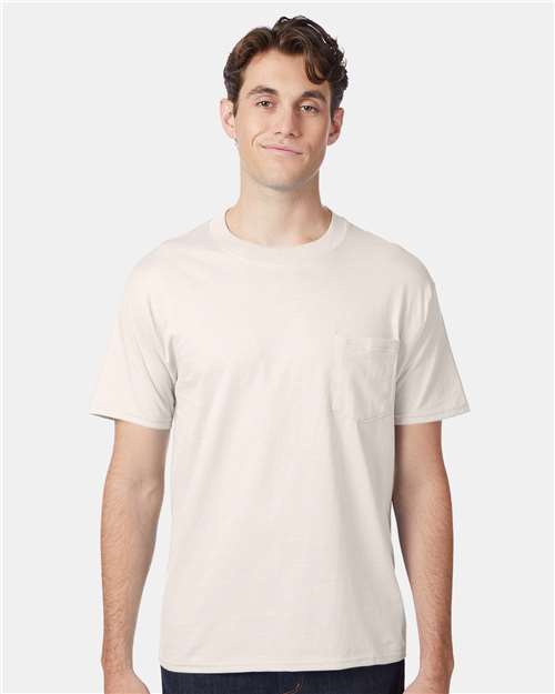 Natural Beefy-T® Pocket T-Shirt - 5190