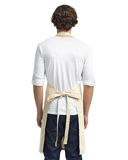 Natural Calibre Heavy Canvas Bib Apron - RP130