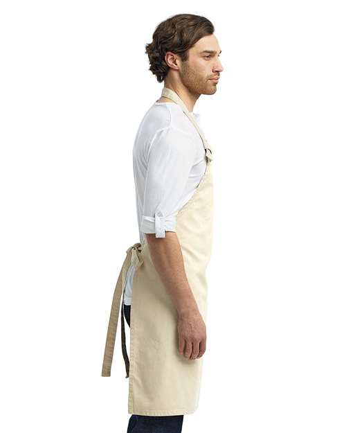 Natural Calibre Heavy Canvas Bib Apron - RP130