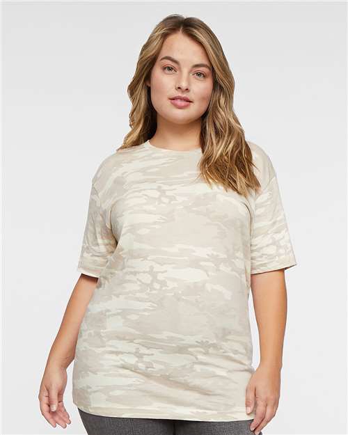 Natural Camo Fine Jersey Tee - 6901