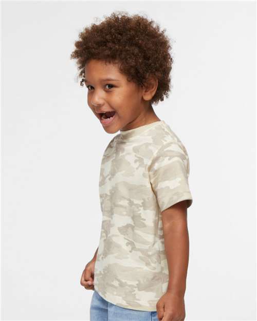 Natural Camo Toddler Fine Jersey Tee - 3321