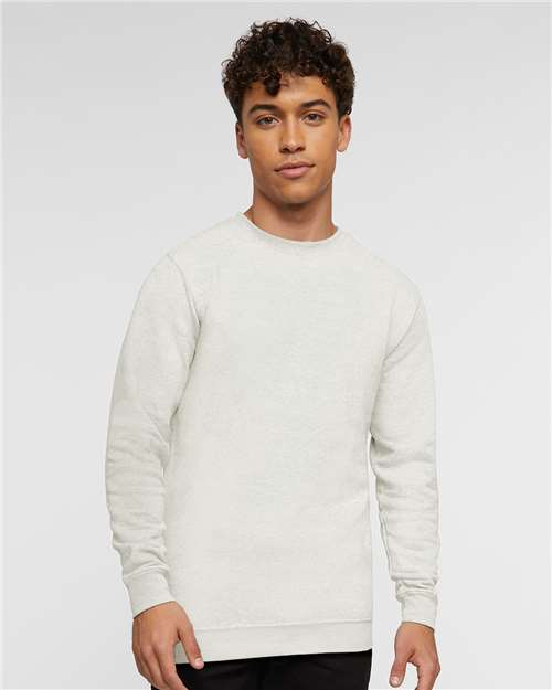 Natural Heather Elevated Fleece Crewneck Sweatshirt - 6925
