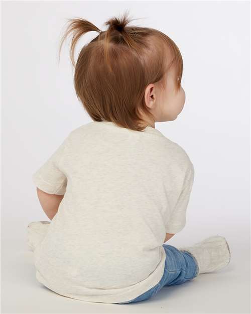 Natural Heather Infant Fine Jersey Tee - 3322