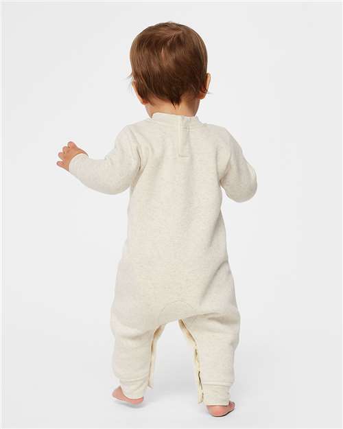 Natural Heather Infant Fleece One-Piece - 4447