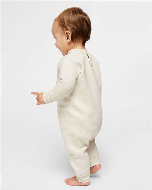 Natural Heather Infant Fleece One-Piece - 4447