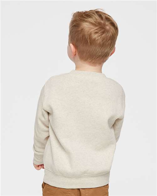 Natural Heather Toddler Fleece Crewneck Sweatshirt - 3317