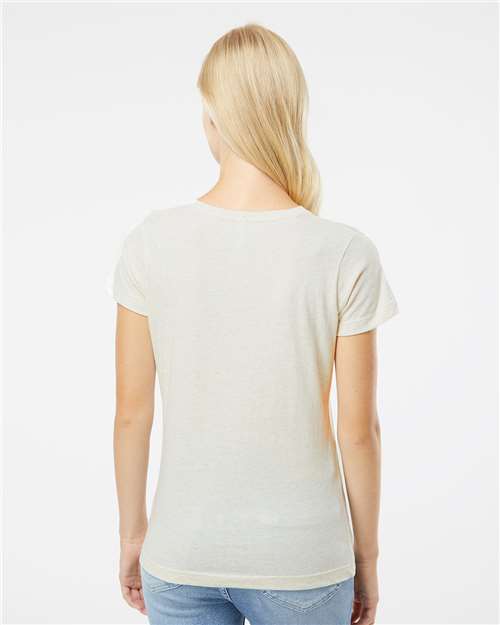 Natural Heather Women's Fine Jersey Tee - 3516