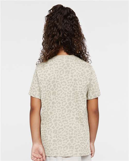 Natural Leopard Toddler Fine Jersey Tee - 3321