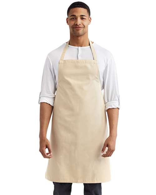 Natural Organic Cotton Bib Apron - RP102