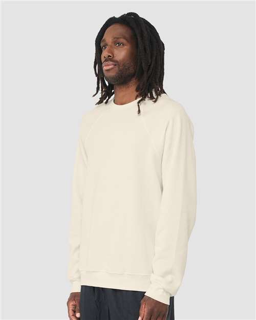Natural Sponge Fleece Raglan Crewneck Sweatshirt - 3901