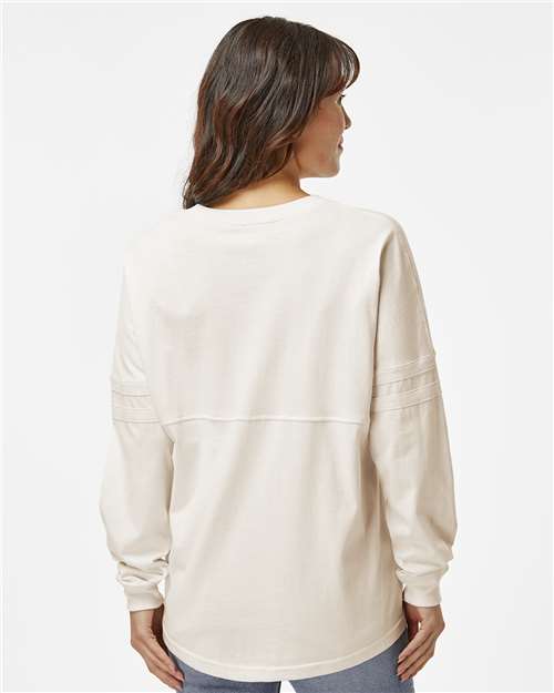 Natural Women's Pom Pom Long Sleeve Jersey T-Shirt - BW3514