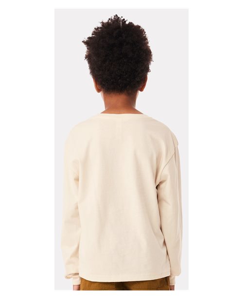 Natural Youth 6oz. Heavyweight Long Sleeve Tee - 3511Y