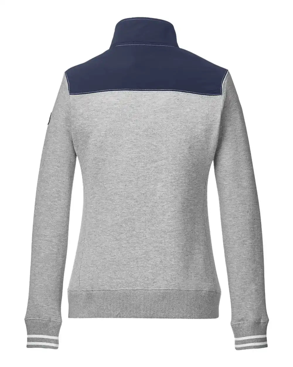 Nautica N17387 Women’s Navigator Fleece Full-zip Jacket - Oxford Heather Navy