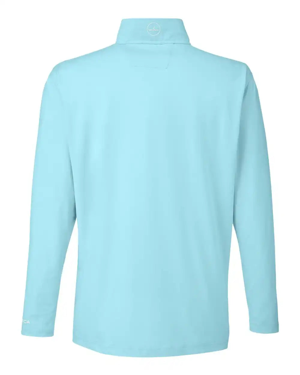 Nautica N17924 Saltwater Quarter-zip Pullover - Sea Mist