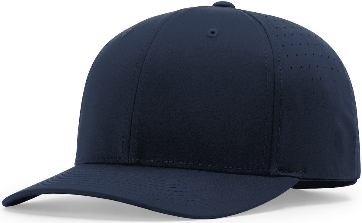 Navy 8-Stitch 2.75" Bill - Performance Ignite LT Laser Perf Ump Cap grouped