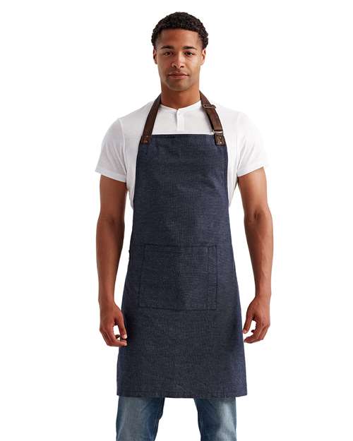 Navy Annex Oxford Apron with Pocket - RP144