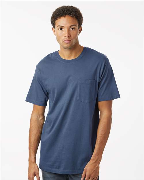Navy Classic Pocket T-Shirt - 210