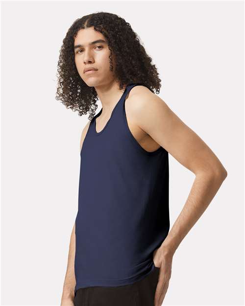 Navy Fine Jersey Tank - 2408