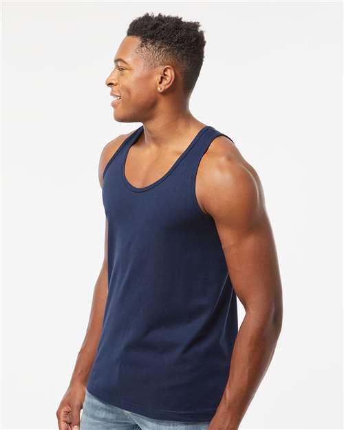 Navy Fine Jersey Tank Top - S105