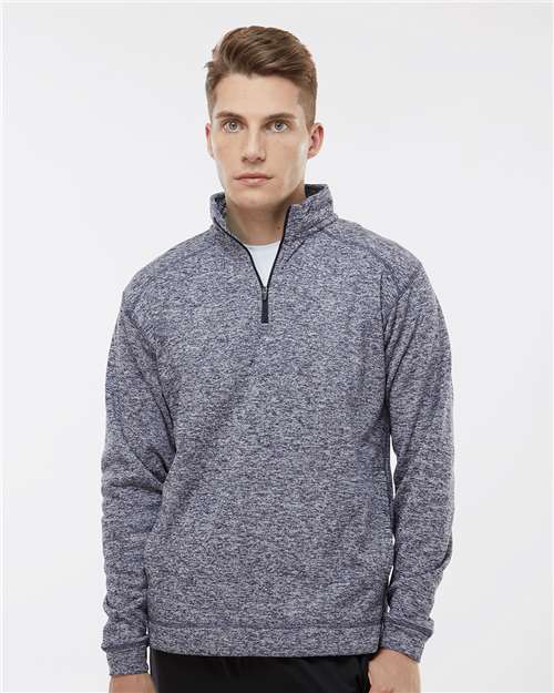 Navy Fleck Cosmic Fleece Quarter-Zip Sweatshirt - 8614