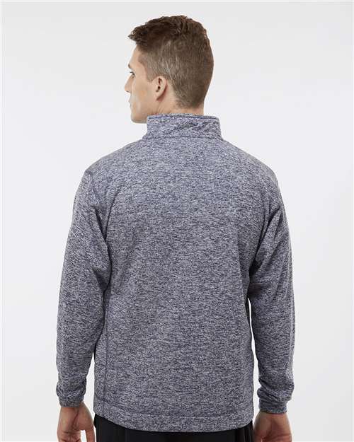 Navy Fleck Cosmic Fleece Quarter-Zip Sweatshirt - 8614