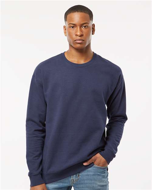 Navy Fleece Crewneck Sweatshirt - 340