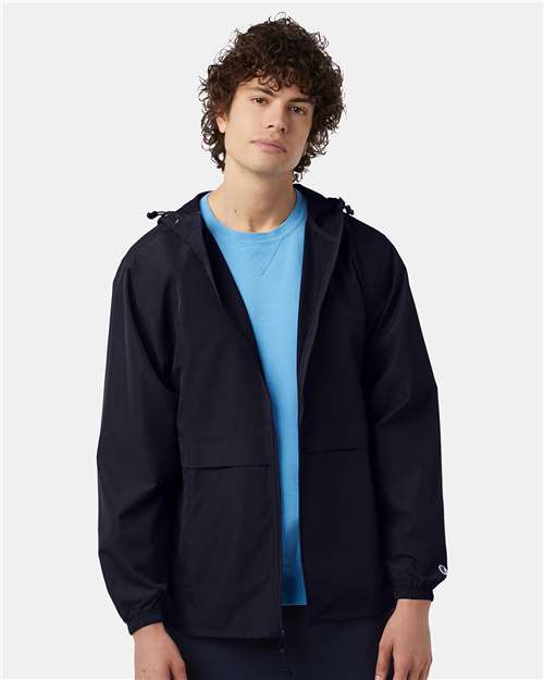 Navy Full-Zip Anorak Jacket - CO125