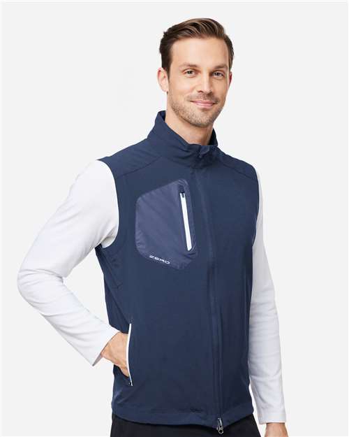 Navy Full-Zip Vest - W1009Z