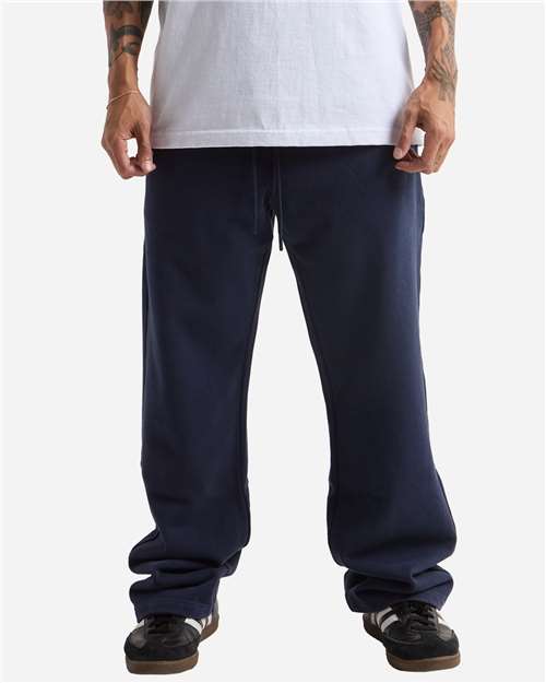 Navy Garment Dye Straight Leg Sweatpants - SHGDSSP