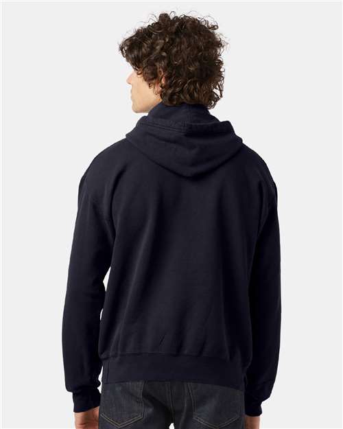 Navy Garment-Dyed Hooded Sweatshirt - CD450