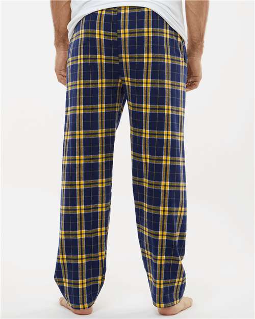 Navy/ Gold Harley Flannel Pants - BM6624