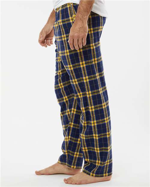 Navy/ Gold Harley Flannel Pants - BM6624