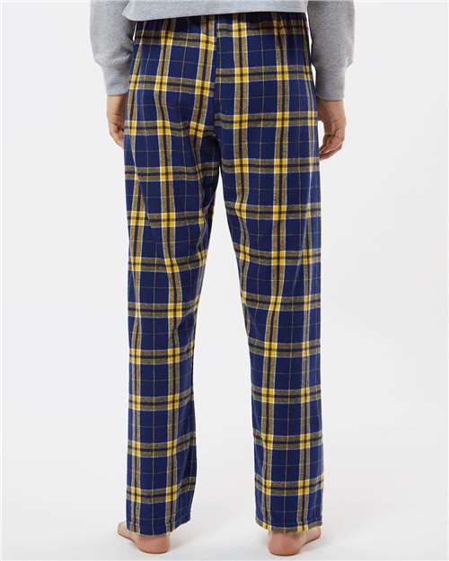 Navy/ Gold Women's Haley Flannel Pants - BW6620