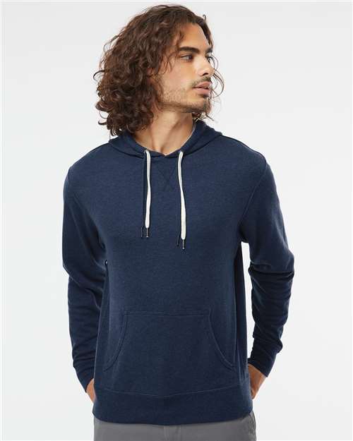 Navy Heather Midweight French Terry Hooded Sweatshirt - PRM90HT