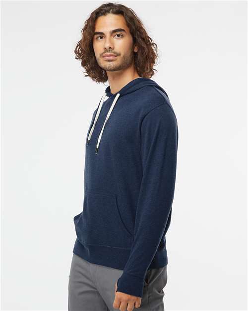 Navy Heather Midweight French Terry Hooded Sweatshirt - PRM90HT