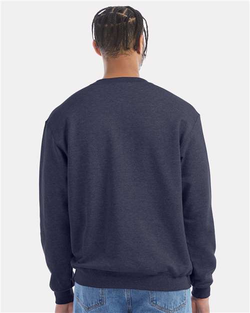 Navy Heather Powerblend® Crewneck Sweatshirt - S600
