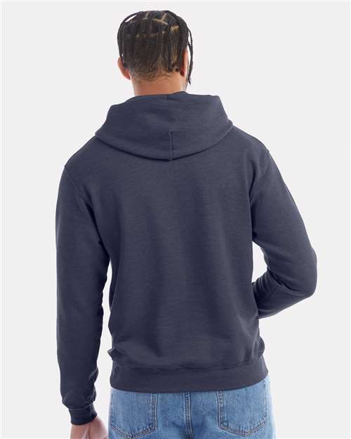Navy Heather Powerblend® Hooded Sweatshirt - S700