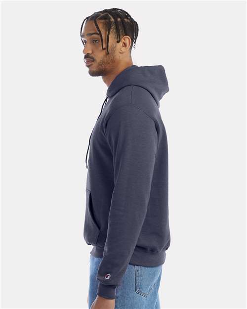 Navy Heather Powerblend® Hooded Sweatshirt - S700