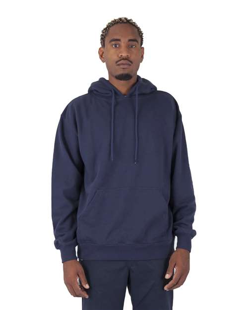 Navy Heavyweight Fleece Hooded Sweatshirt - SHHFP