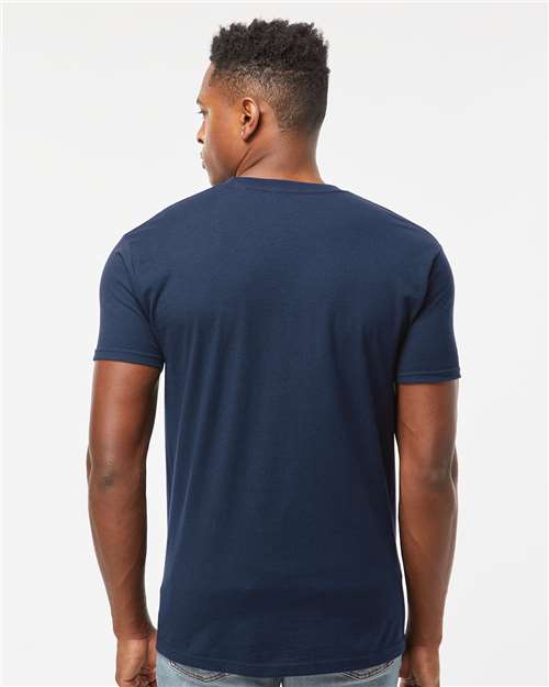 Navy Heavyweight Jersey Pocket T-Shirt - 293