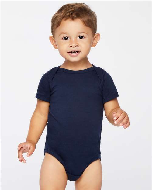 Navy Infant Fine Jersey Bodysuit - 4424