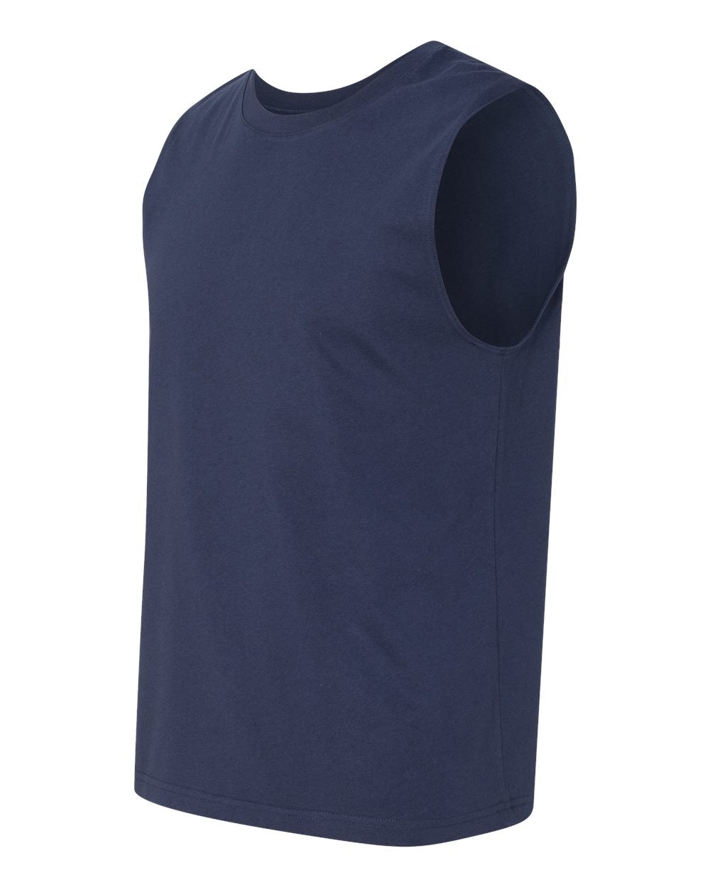 Navy Jersey Muscle Tank - 3483