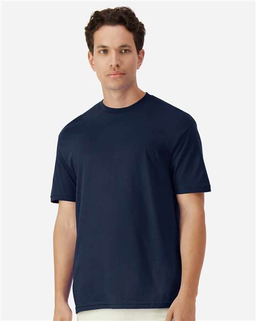 Navy Light Cotton T-Shirt - 3000