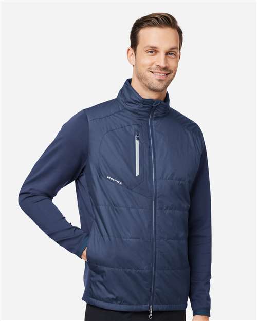 Navy Lightweight Hybrid Jacket - W1018